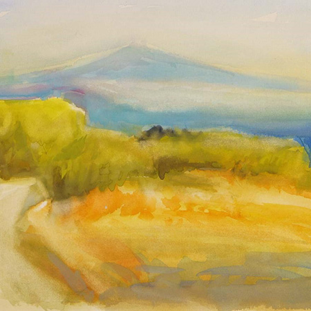 Louis faye artiste peintre tour de france Mont Ventoux