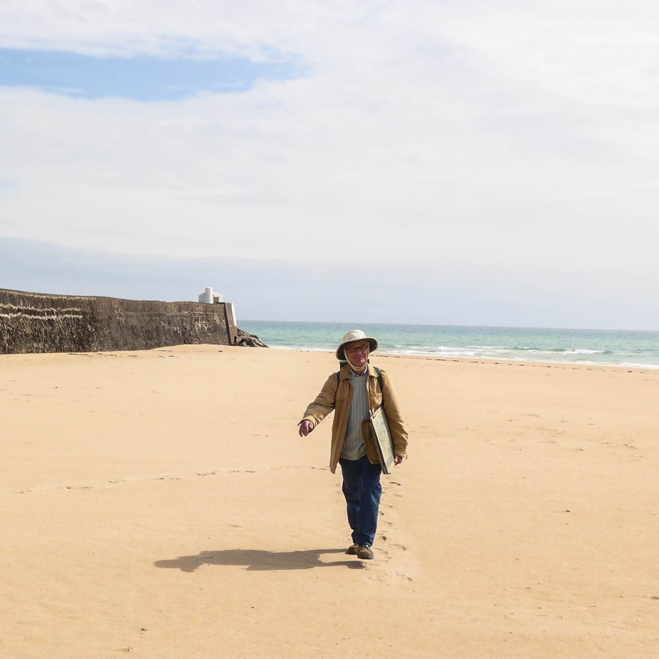 Louis faye artiste peintre plage du débarquement normandie